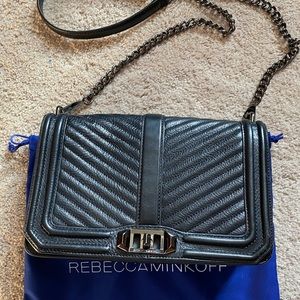 Rebecca Minkoff Small Love Leather Crossbody
